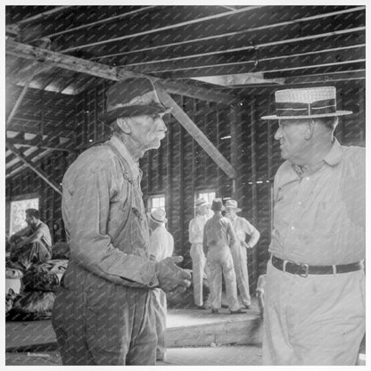 Douglas Georgia Tobacco Auction Farmers July 1938 - Available at KNOWOL