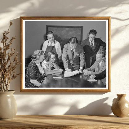 Dr. Sunday and Staff at Church of the Good Shepherd 1944 - Available at KNOWOL