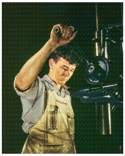 Drill Press Operator at Allegheny Ludlum Steel Corporation 1941 - Available at KNOWOL