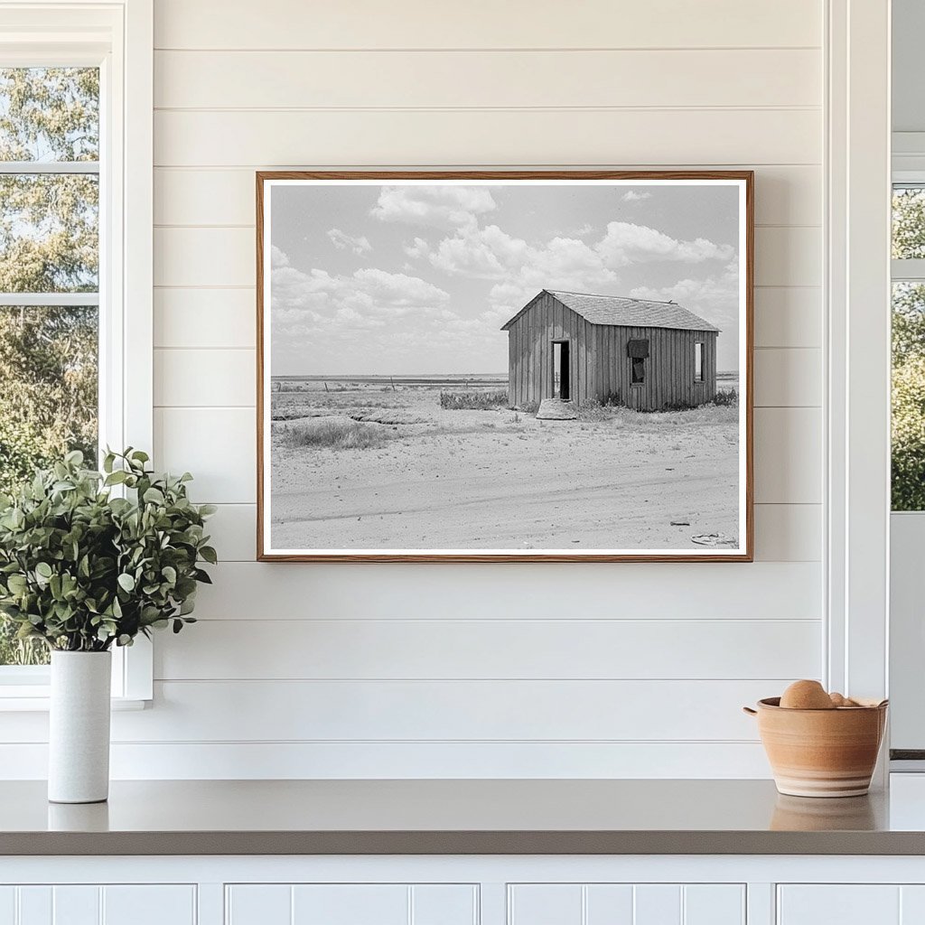 Drought Abandoned House Great Plains Oklahoma June 1938 - Available at KNOWOL