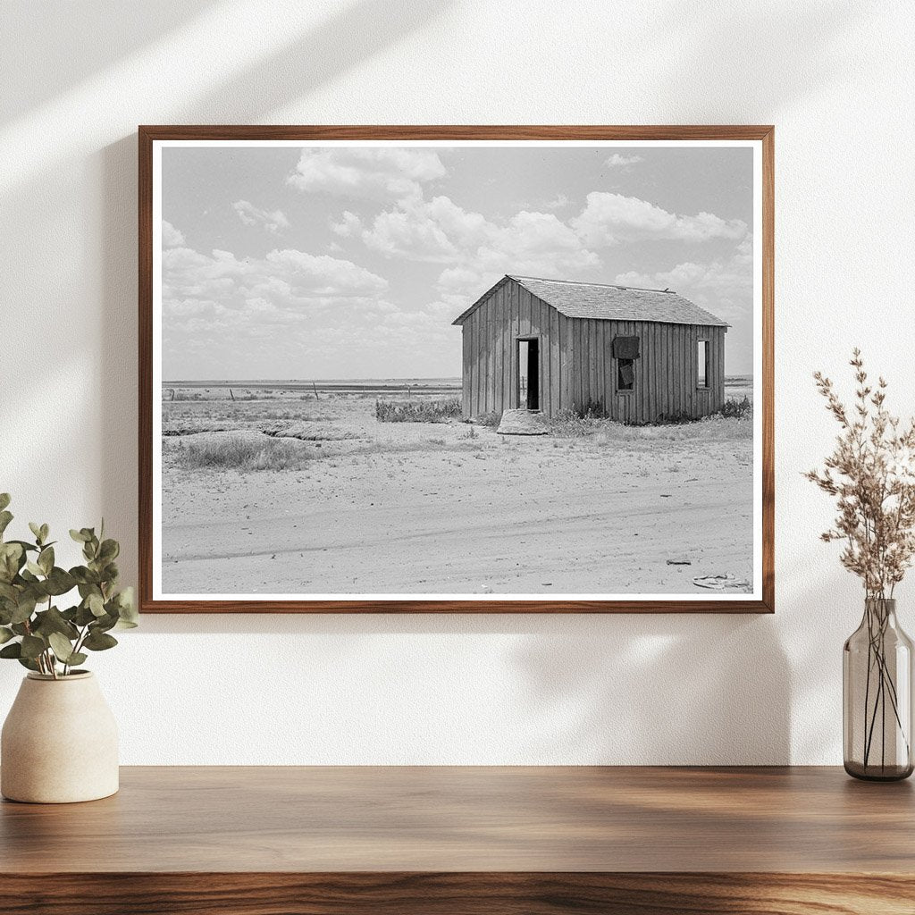 Drought Abandoned House Great Plains Oklahoma June 1938 - Available at KNOWOL