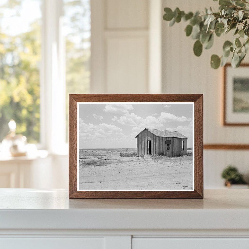 Drought Abandoned House Great Plains Oklahoma June 1938 - Available at KNOWOL