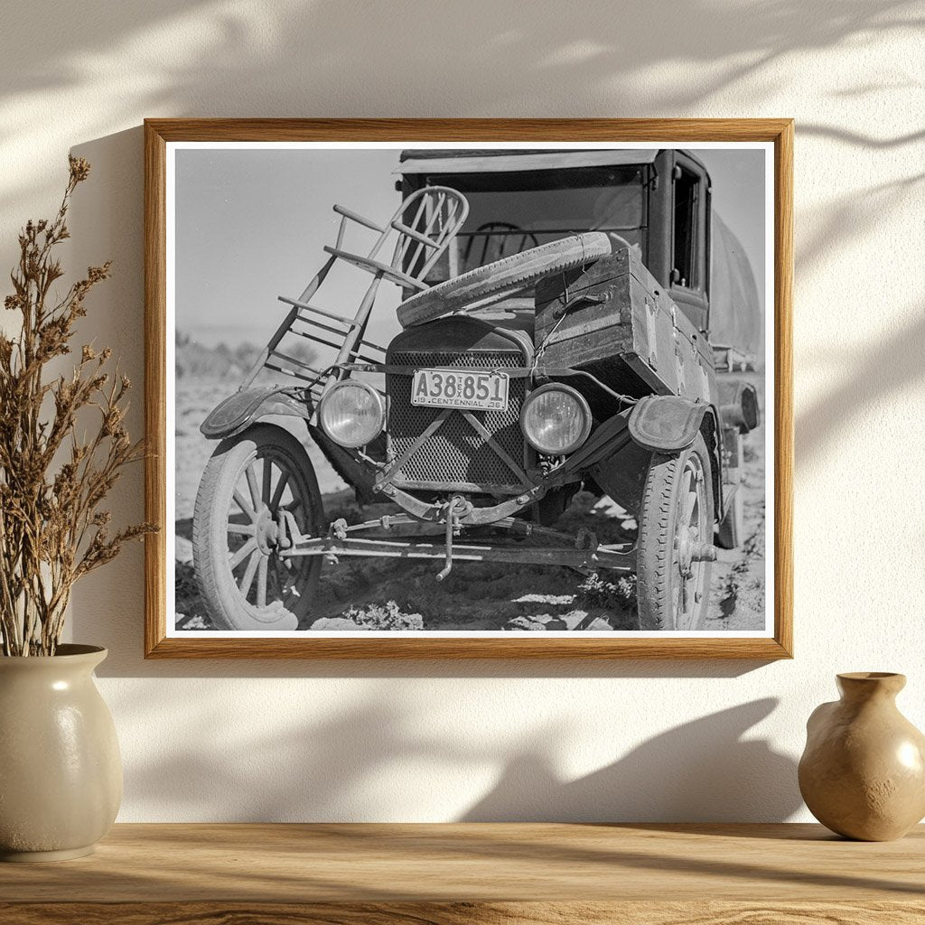 Drought Refugee Car in Coachella Valley 1937 - Available at KNOWOL