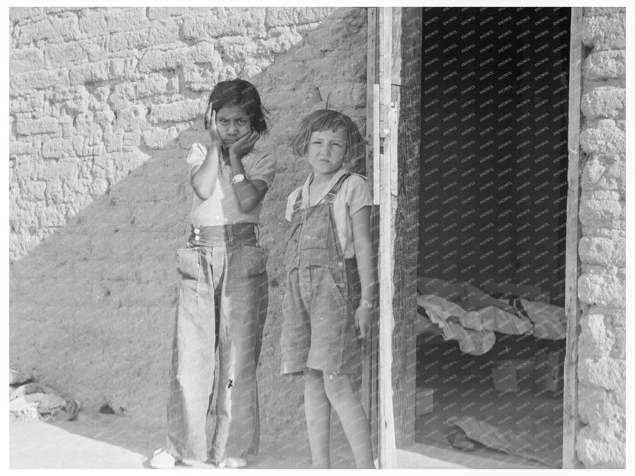 Drought Refugee Families in Chandler Arizona 1937 - Available at KNOWOL