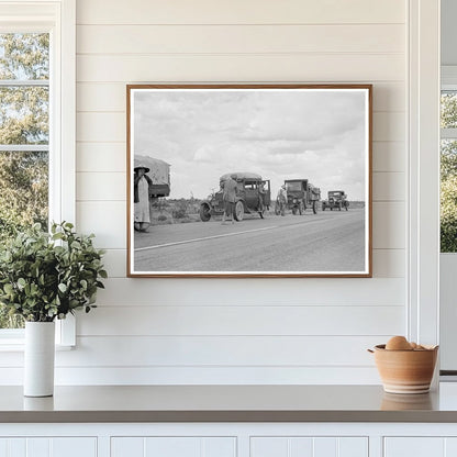 Drought Refugee Families on Highway Lordsburg 1937 - Available at KNOWOL