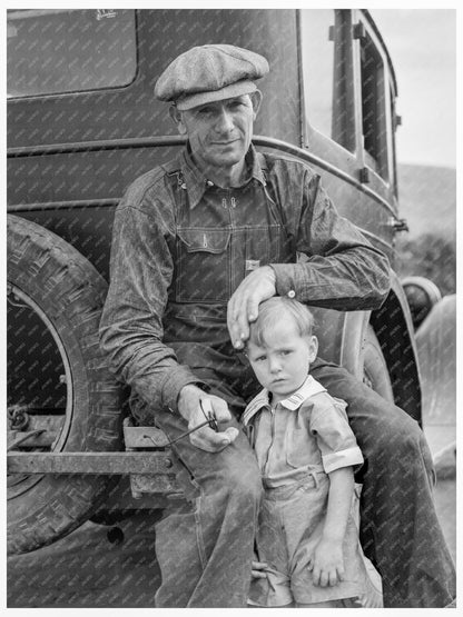 Drought Refugee in Porterville California 1936 - Available at KNOWOL