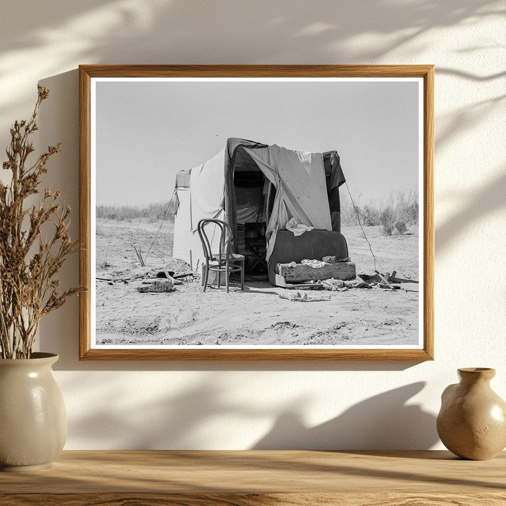 Drought Refugees Camp Imperial County California 1937 - Available at KNOWOL