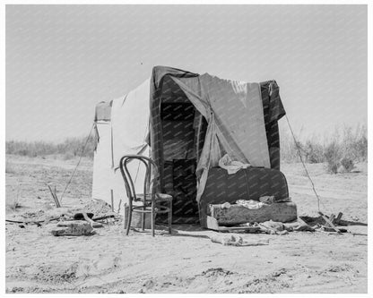 Drought Refugees Camp Imperial County California 1937 - Available at KNOWOL