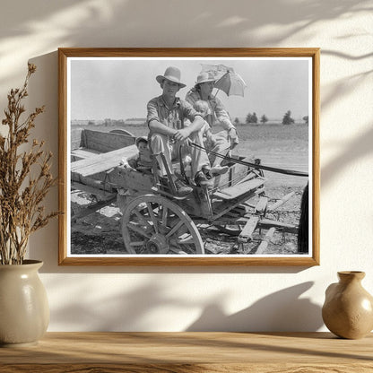 Drought - Stricken Farmer Family Oklahoma 1939 - Available at KNOWOL