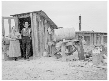 Dugout Basement Home of the Wardlows Oregon 1939 - Available at KNOWOL