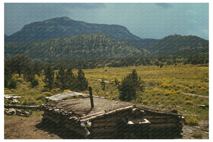 Dugout House of Faro Caudill Pie Town New Mexico 1940 - Available at KNOWOL