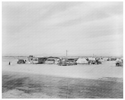 Dust Bowl Auto Camp California March 1937 - Available at KNOWOL