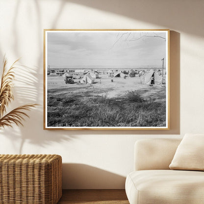 Dust Bowl Auto Camp California March 1937 Photo - Available at KNOWOL