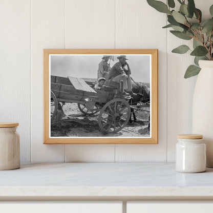 Dust Bowl Farmer Family in Oklahoma 1936 Vintage Photo - Available at KNOWOL