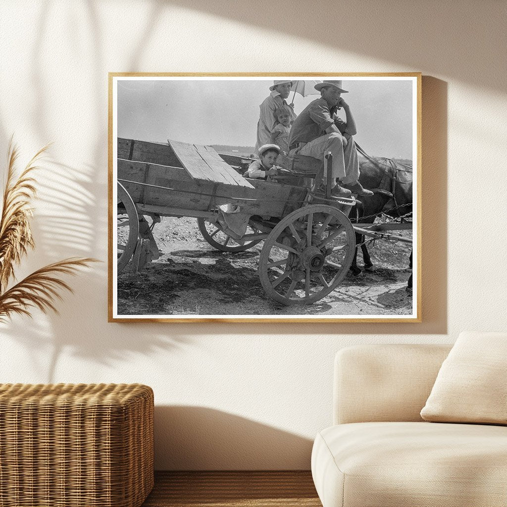 Dust Bowl Farmer Family in Oklahoma 1936 Vintage Photo - Available at KNOWOL