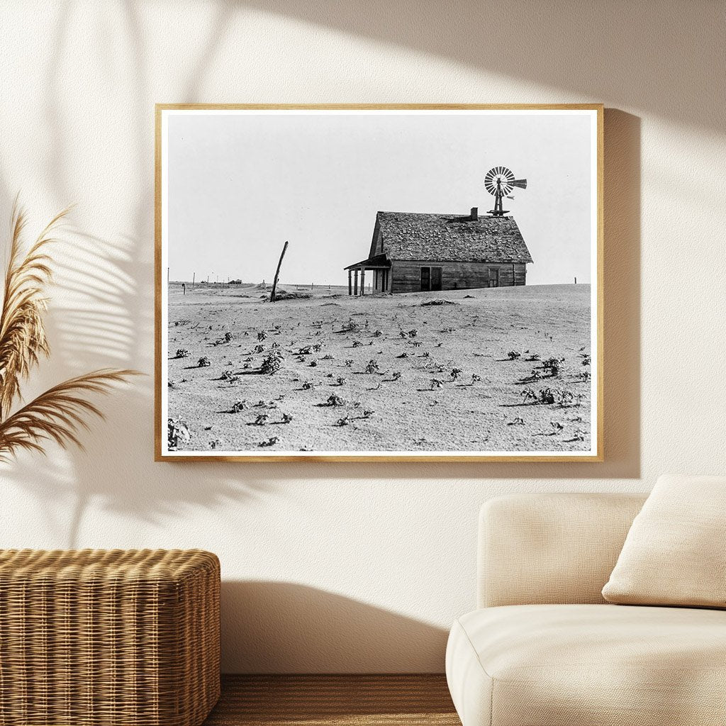 Dust Bowl Farmhouse in Texas June 1938 - Available at KNOWOL