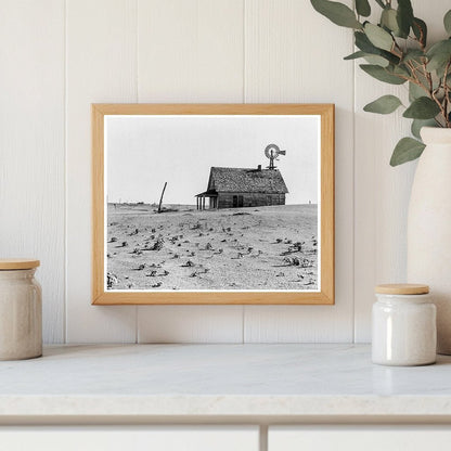 Dust Bowl Farmhouse in Texas June 1938 - Available at KNOWOL