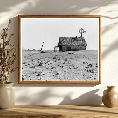 Dust Bowl Farmhouse in Texas June 1938 - Available at KNOWOL