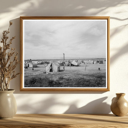 Dust Bowl Refugee Auto Camp Calipatria California 1937 - Available at KNOWOL