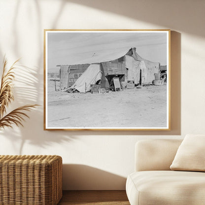 Dust Bowl Refugee Home Imperial County 1937 - Available at KNOWOL