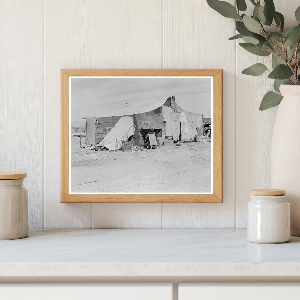 Dust Bowl Refugee Home Imperial County 1937 - Available at KNOWOL