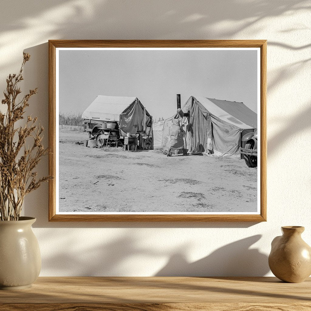 Dust Bowl Refugee Home Imperial County California 1937 - Available at KNOWOL