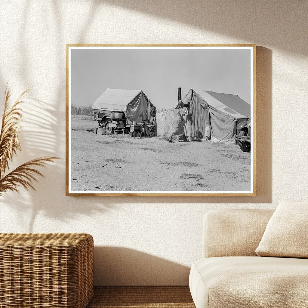 Dust Bowl Refugee Home Imperial County California 1937 - Available at KNOWOL