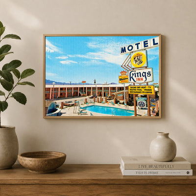 Kingman, AZ: King's Inn Motel, restaurant and lounge, on East Highway 66, Kingman, Arizona 86401