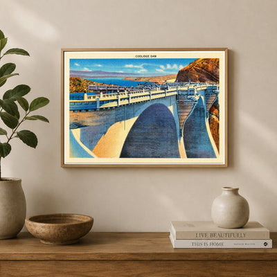 Coolidge Dam, AZ: Historic View