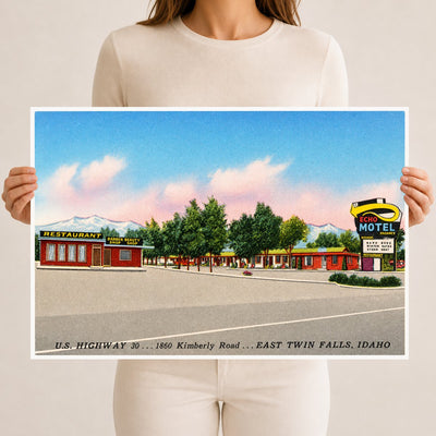 Twin Falls, ID: Echo Motel, US highway 30, 1860 Kimberly Road, East Twin Falls
