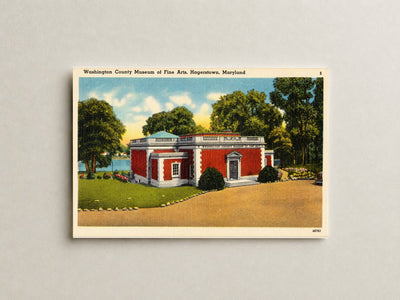 Washington County Museum of Fine Arts, Hagerstown, Maryland — Vintage Maryland Postcard