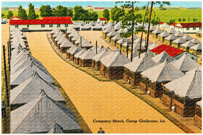 Forest Hill, LA: Company Street, Camp Claiborne
