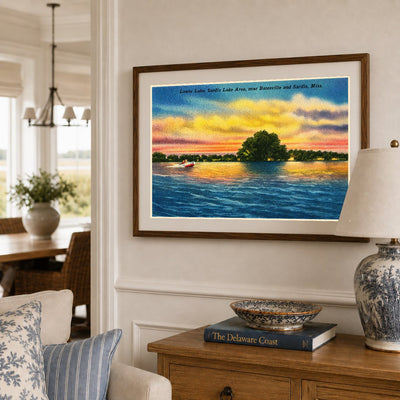 Sardis Lake, MS: Lower lake, Sardis Lake area, near Batesville and Sardis