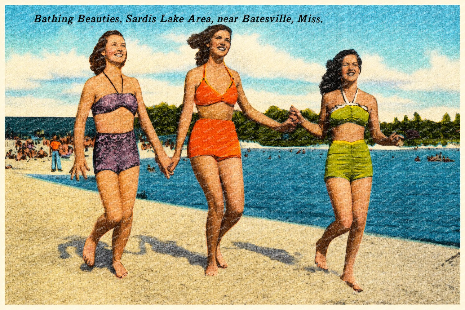 Sardis Lake, MS: Bathing beauties, Sardis Lake area, near Batesville