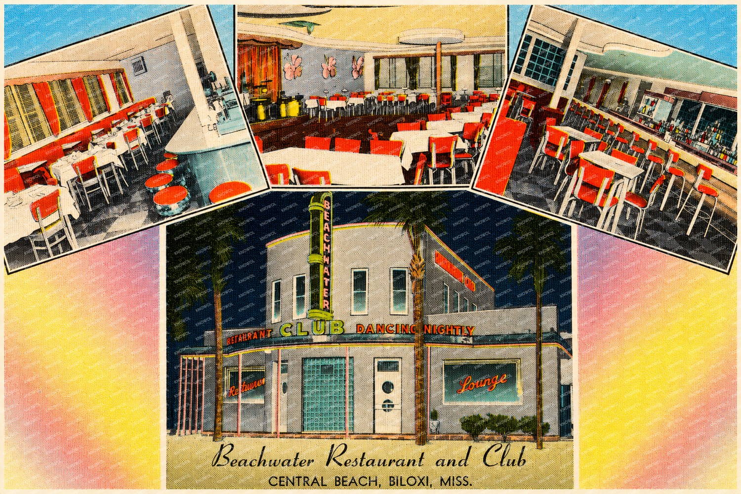 Biloxi, MS: Beachwater Restaurant and Club, Central Beach