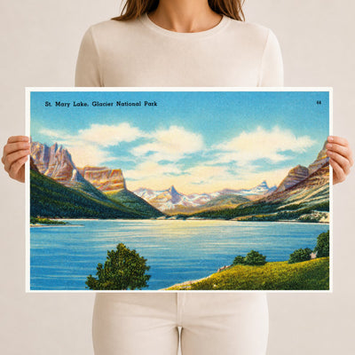 Canada, MT: St. Mary Lake, Glacier National Park