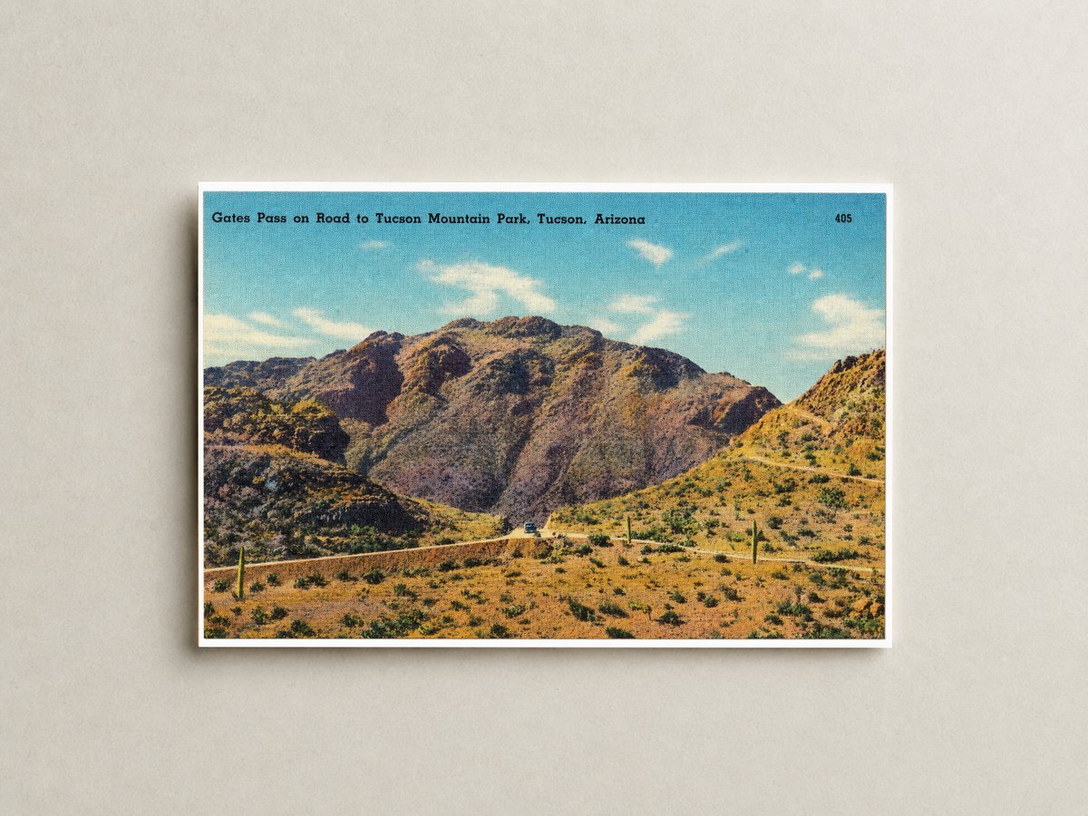 Tucson, AZ: Gates Pass on road to Tucson Mountain Park