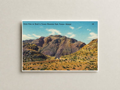Tucson, AZ: Gates Pass on road to Tucson Mountain Park