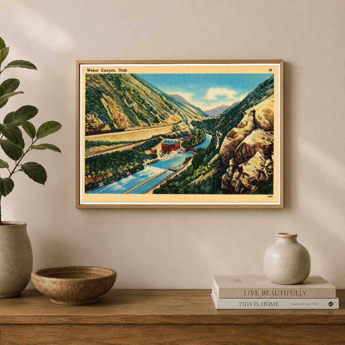 Weber Canyon, UT: Historic View