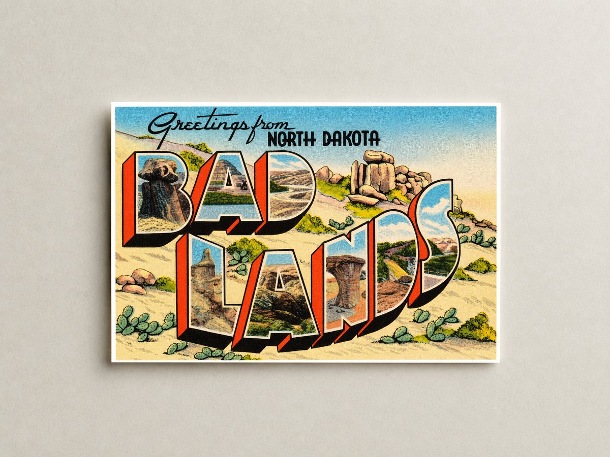 Little Badlands, ND: Greetings from North Dakota Badlands
