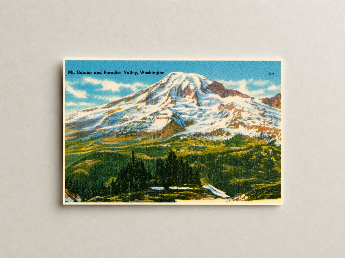 Paradise Valley, WA: Mt. Rainier and Paradise Valley