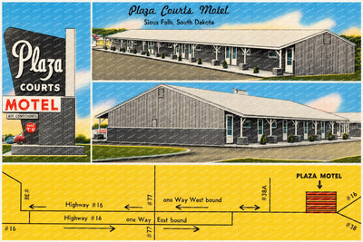 Sioux Falls, SD: Plaza Courts Motel