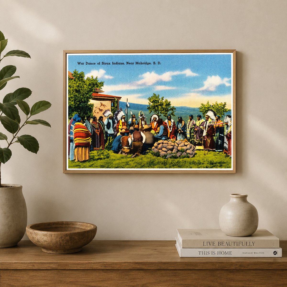 Mobridge, SD: War dance of Sioux Indians, near Mobridge