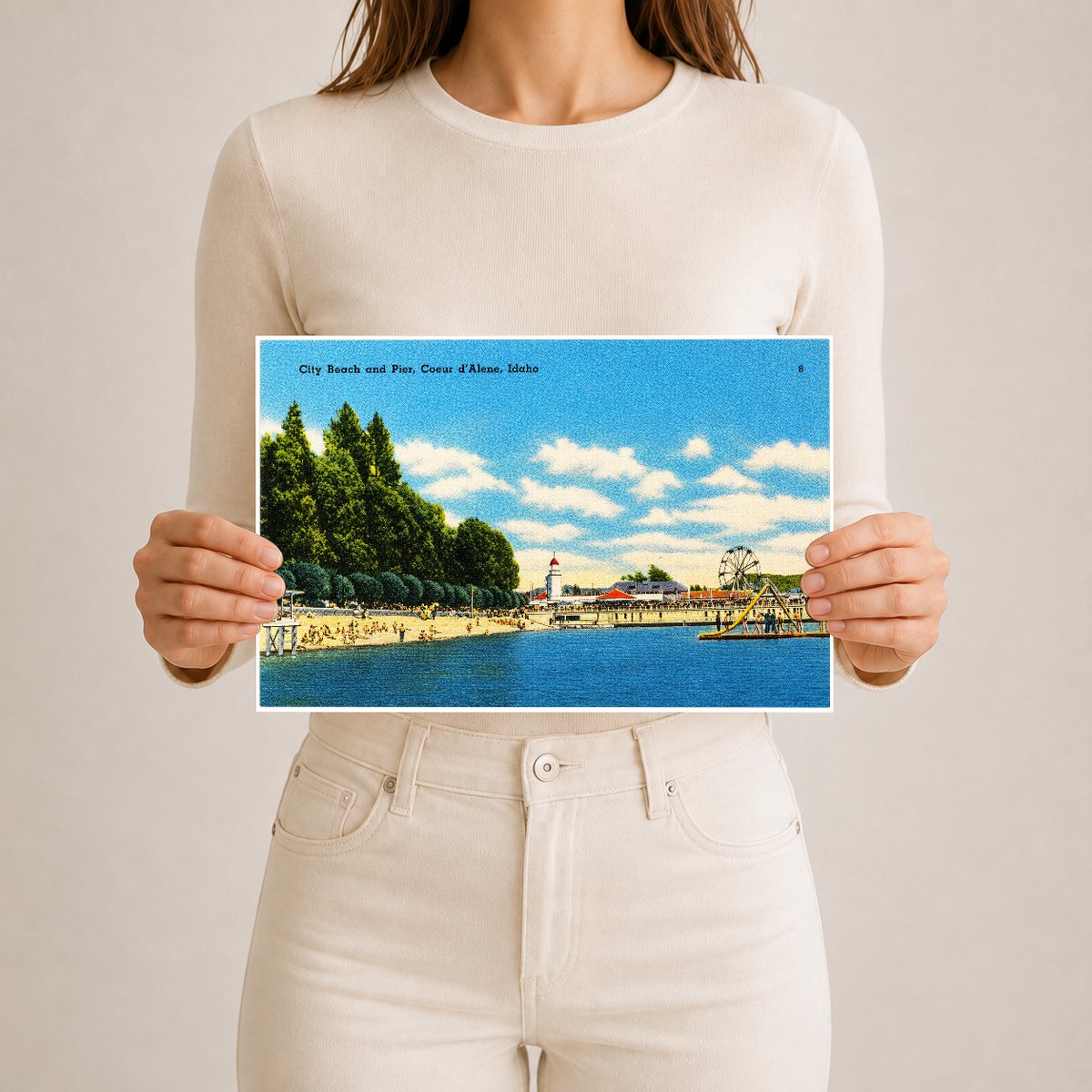 Coeur d'Alene, ID: City beach and pier