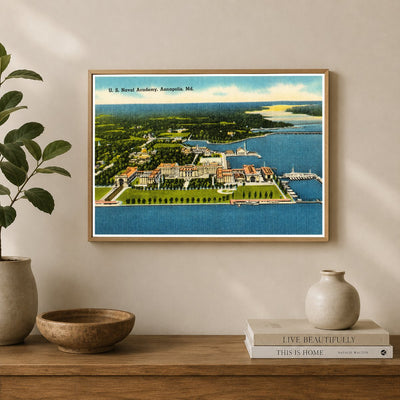 U. S. Naval Academy, Annapolis, MD — Vintage Maryland Postcard