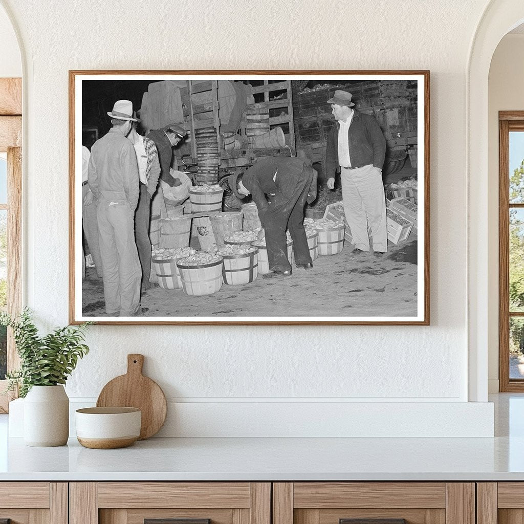 Early Morning Vegetable Market San Antonio 1939 - Available at KNOWOL