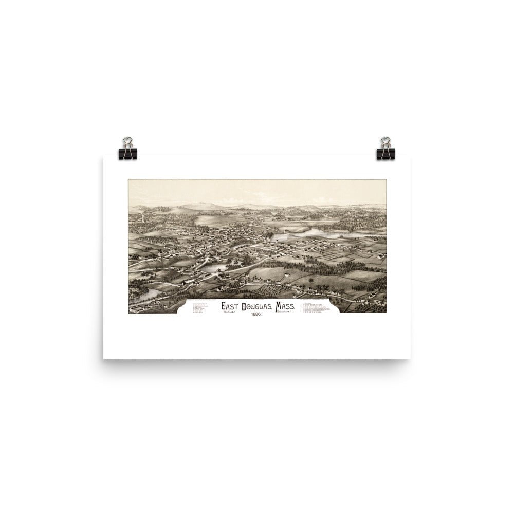 East Douglas, Massachusetts, 1886 - Available at KNOWOL