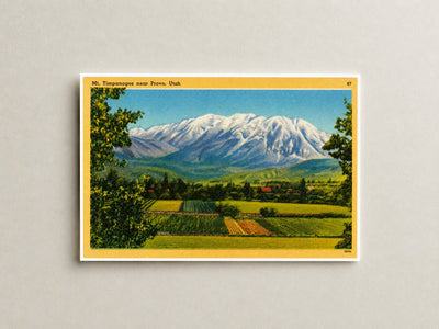Timpanogos, Mount, UT: Mt. Timpanogos, near Provo