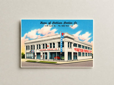 New Orleans, LA: Home of Pattison Pontiac Co., 2120 Canal St., N.O. La.