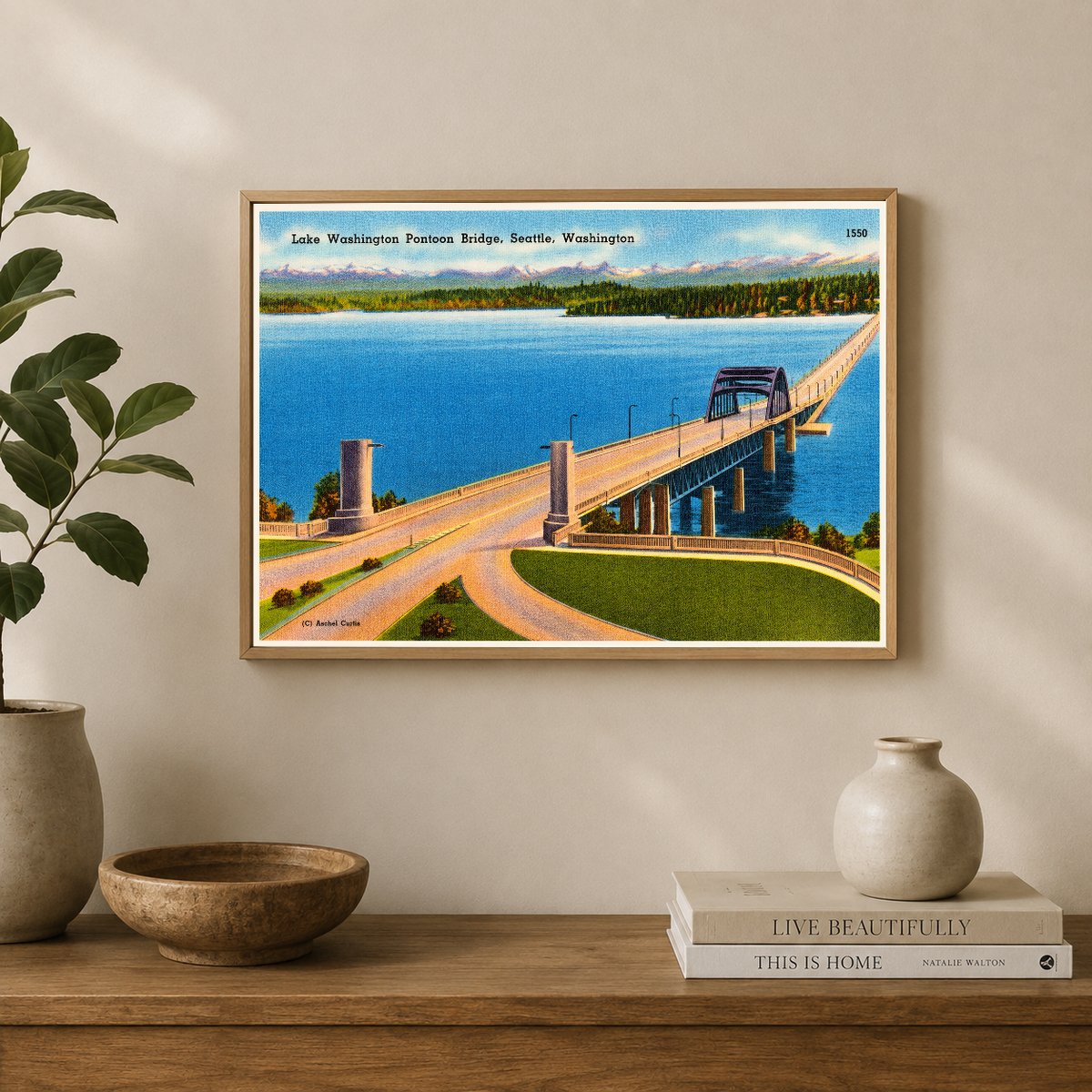 Seattle, WA: Lake Washington Pontoon Bridge